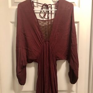 Maroon dress